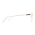 Sirts Transparent White Cateye Sleek Metal Side HD Acectate Full Rim - Lens Caravan